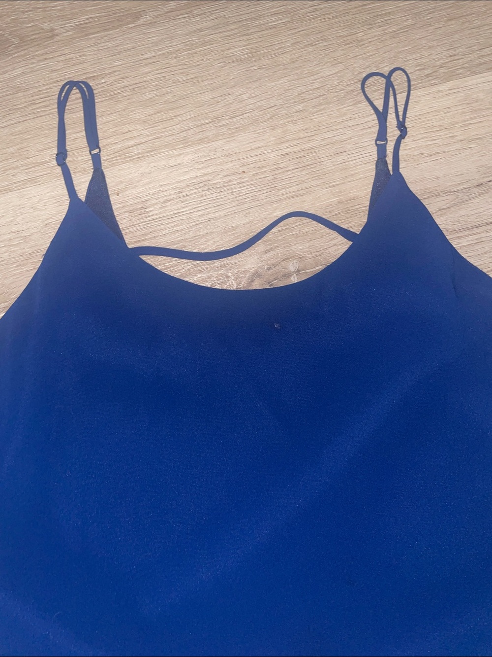 Last April by Naked Zebra | Navy Aztec Embroidered Fringe Slip Dress | Medium - Picture 3 of 7